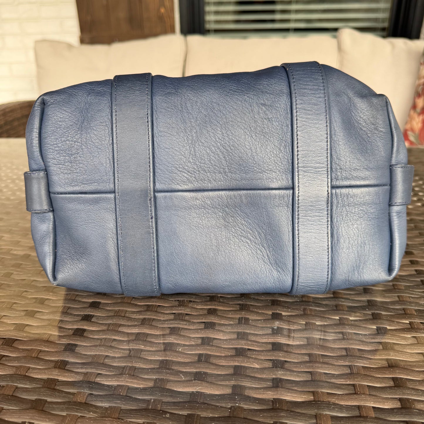 Vintage Coach Blue Soft Satchel 4055🍂✨