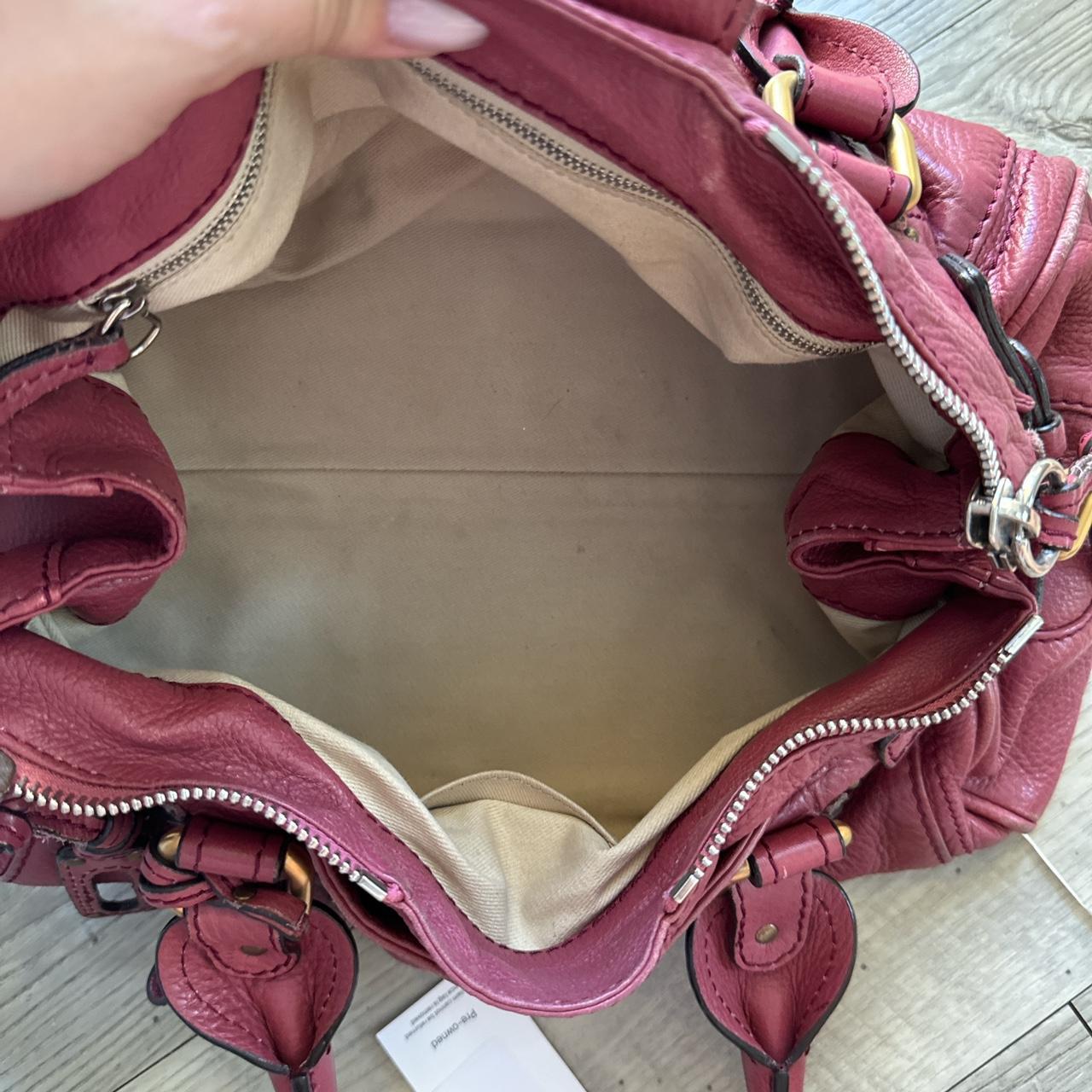 Authentic chloe paddington bag in burgundy/pink🍬⚡