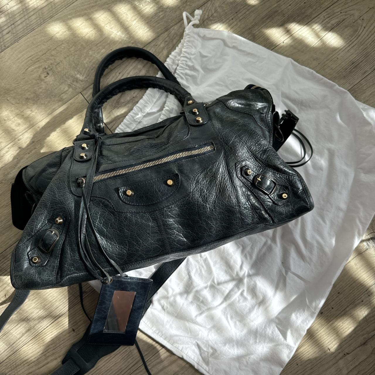 Authentic black balenciaga city bag part time with a...🍒❤️‍🔥