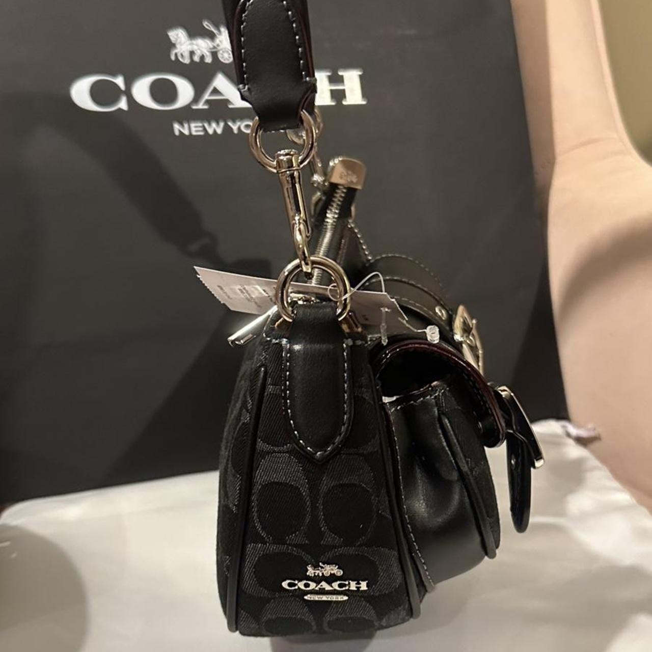 Coach Ashton Bag in Signature Black Canvas NEW
