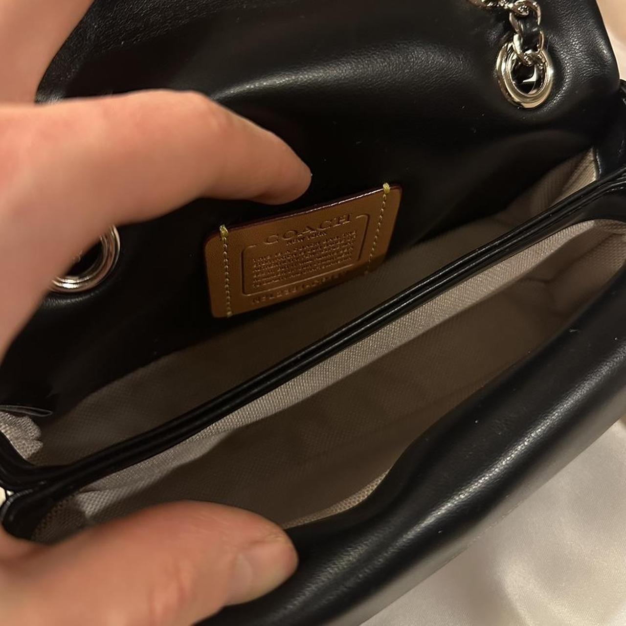 Coach Pillow Tabby 20 Black Silver NEW