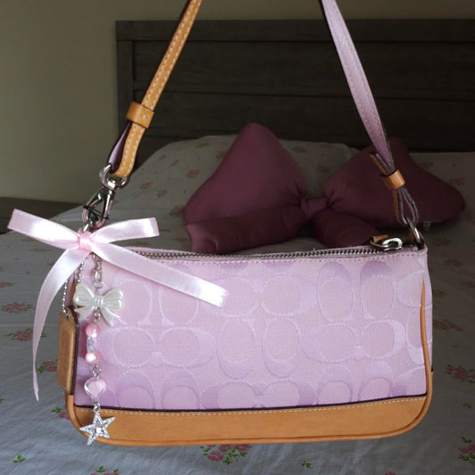 Y2K Vintage Coach Pink Demi Shoulder Bag Purse🌺🩷