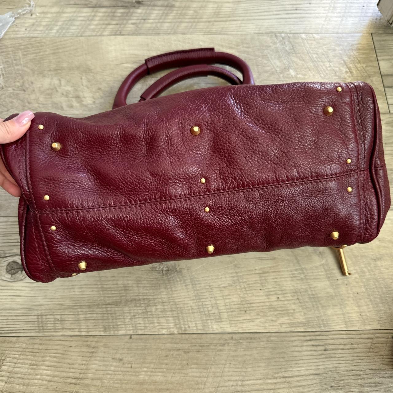 Authentic Burgundy Chloe paddington leather Preowned💜🍇