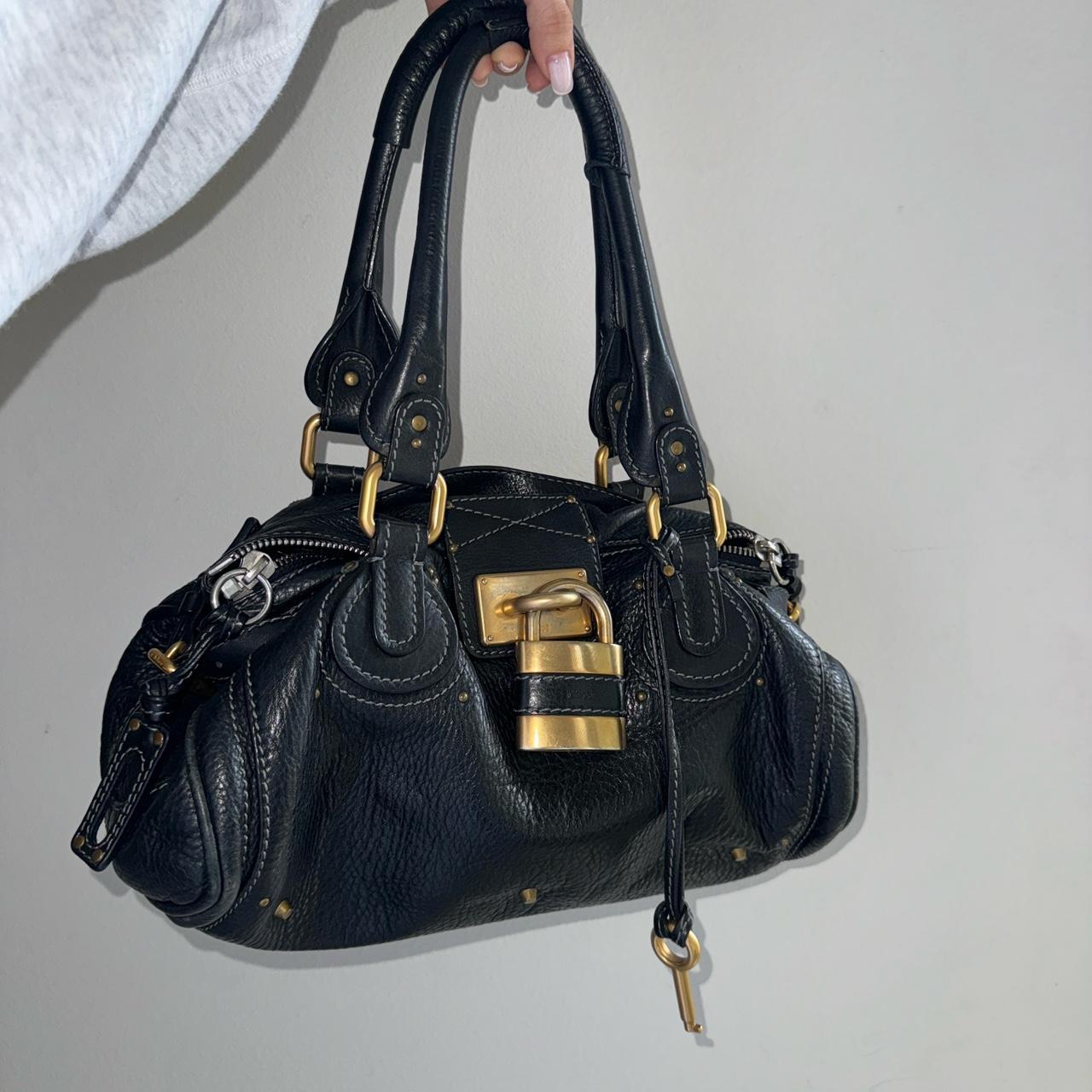 Authentic black Chloe paddington bag🩷🍒