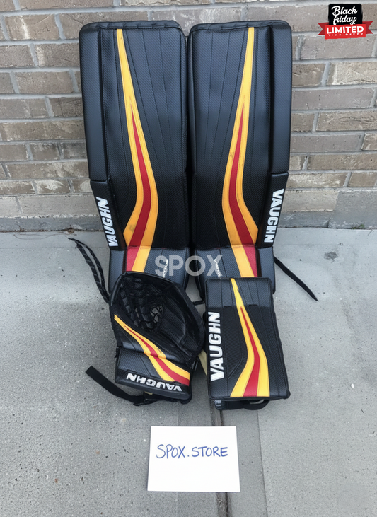 Black Used Senior 36" Vaughn Regular Ventus SLR 2 Goalie Full Set – Pro Stock 🏒🖤