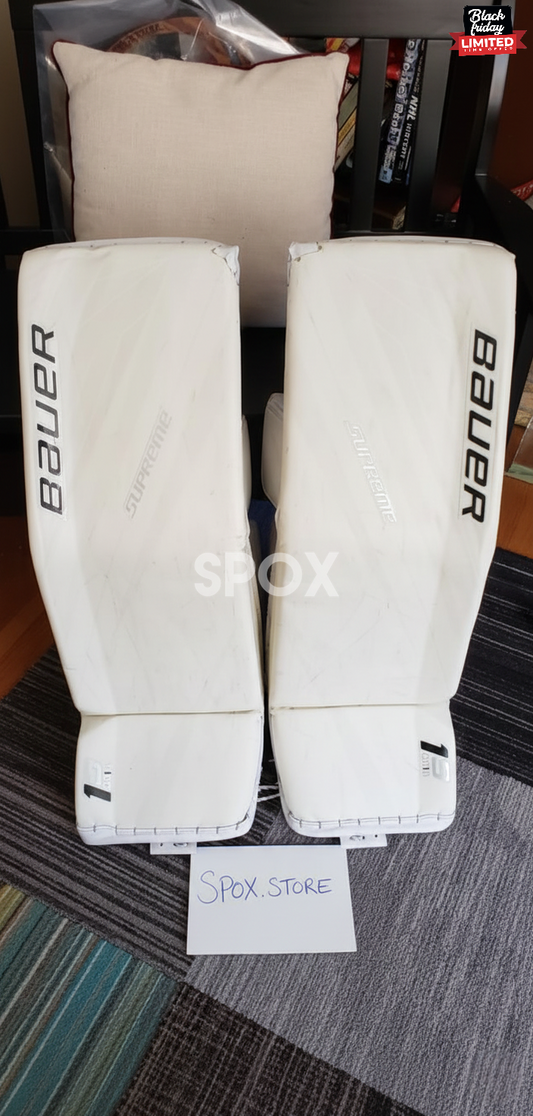 Bauer Supreme 1S OD1N Goalie Leg Pads – Senior Medium (34") | Demo Gear with Tons of Life Left!