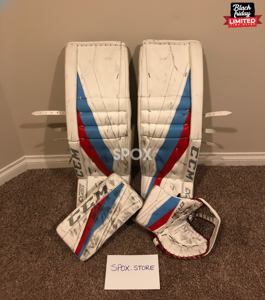 Senior CCM Extreme Flex III Goalie Full Set – 35+2.5 | Pro Stock Red