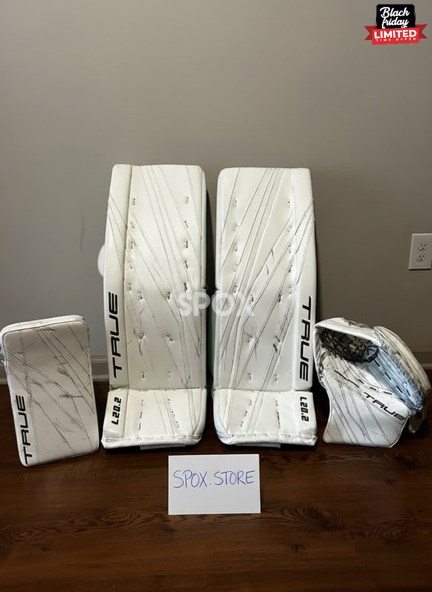True L20.2 Senior Goalie Full Set – 34+2 | Pro Stock White