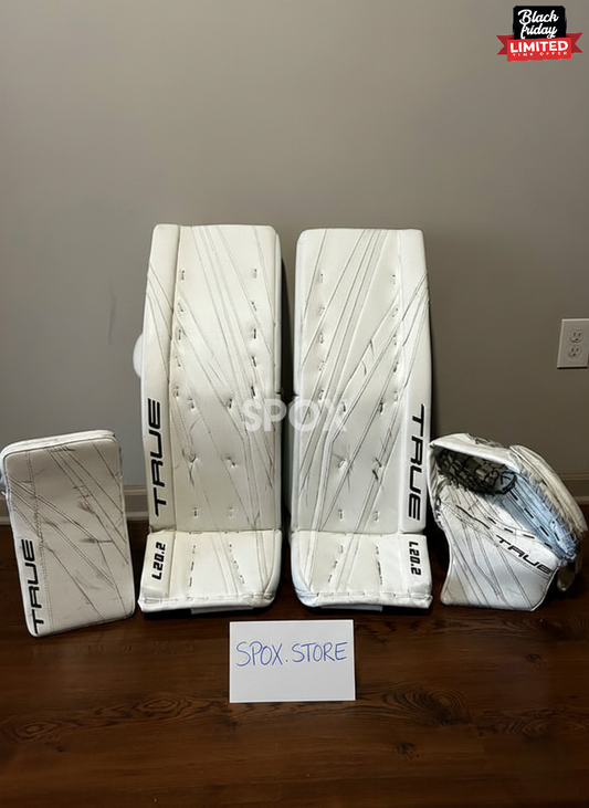 True L20.2 Senior Goalie Full Set – 34+2 | Pro Stock White