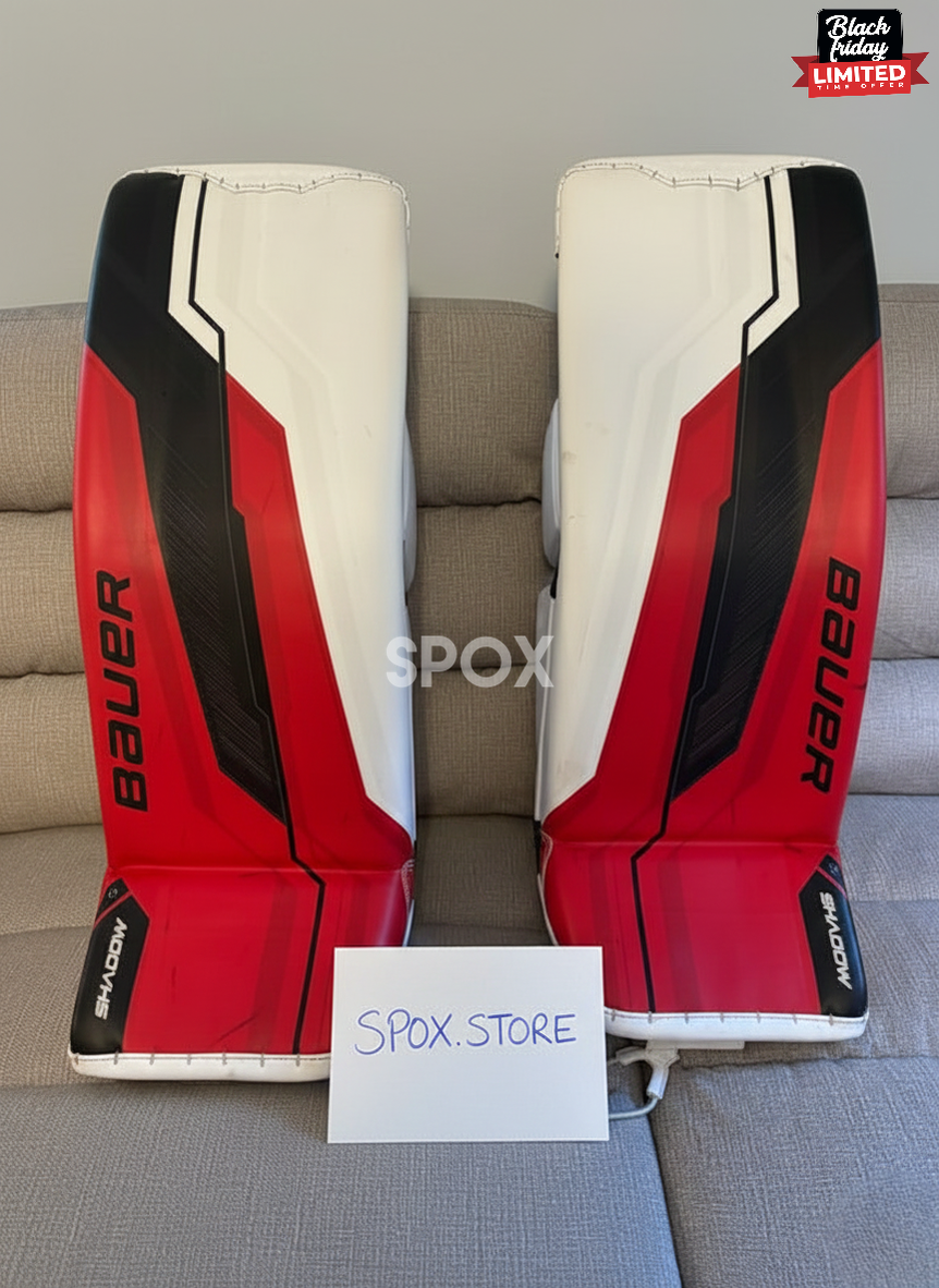 2024 Bauer Supreme Shadow Goalie Leg Pads – 34" Senior +1 | Brand New