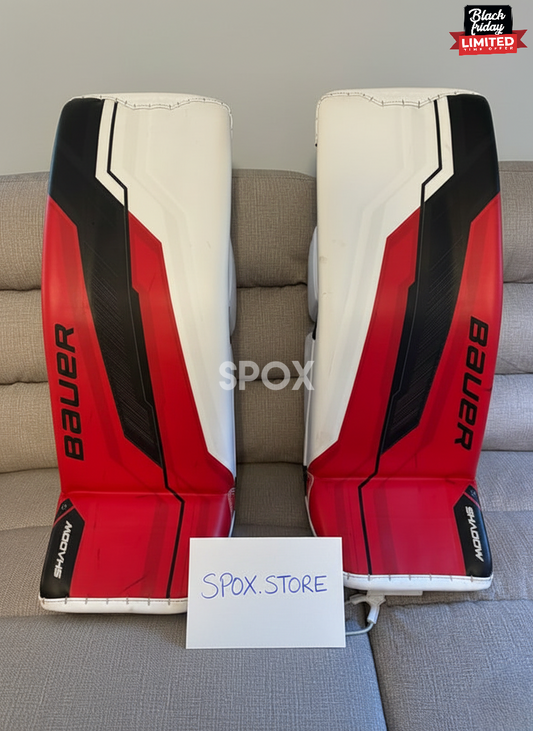 2024 Bauer Supreme Shadow Goalie Leg Pads – 34" Senior +1 | Brand New