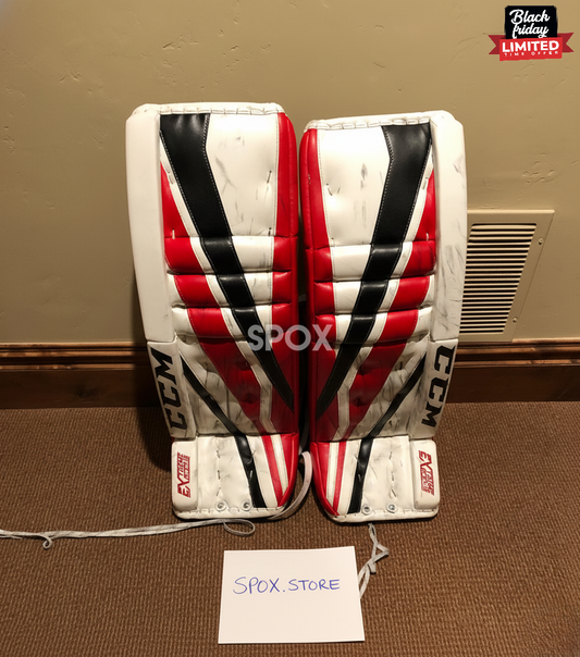 CCM Berube Pro Return Pro 3 Goalie Leg Pads – 34+2 | Senior Pro Stock