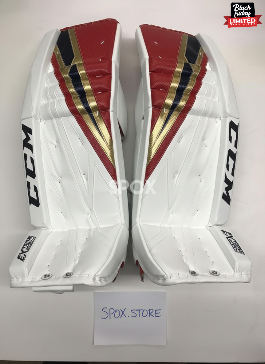 Brand New CCM Pro Stock “Hutchinson” Extreme Flex 4 Goalie Full Set – Senior | Florida Panthers Edition