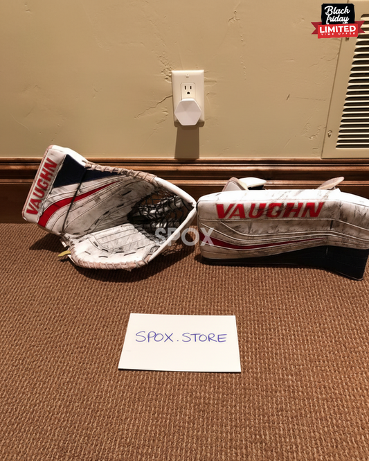 Kucharski Pro Return Vaughn SLR Goalie Glove Set – Red/White/Blue | Senior