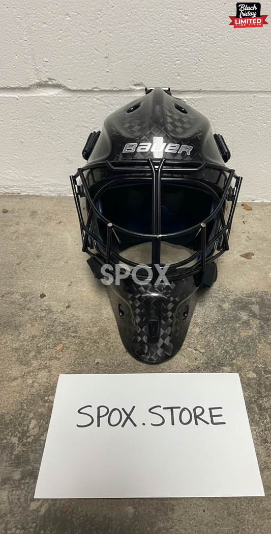 Bauer NME 10 FT2 Senior Goalie Mask – Carbon Fiber Power!