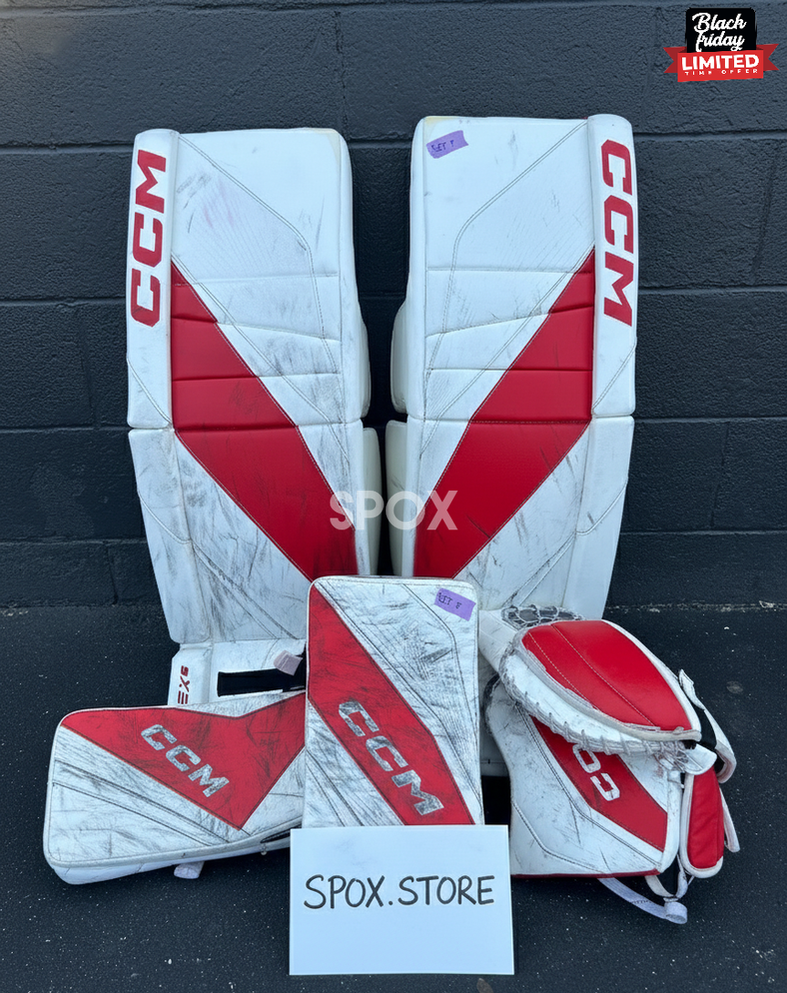 Used CCM Extreme Flex 6 Goalie Full Set – Senior 36+2 | Charlotte Checkers Edition