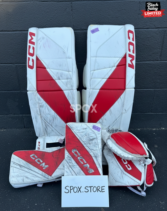 Used CCM Extreme Flex 6 Goalie Full Set – Senior 36+2 | Charlotte Checkers Edition