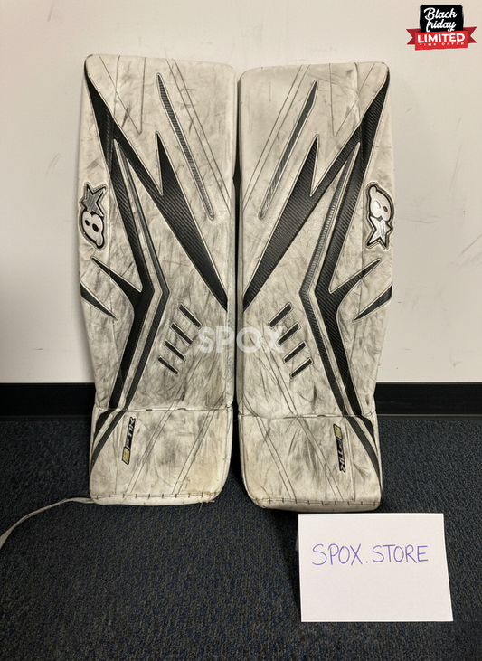 White Senior Brian's OPTiK 2 Goalie Leg Pads – 35" +1 | Game-Ready!