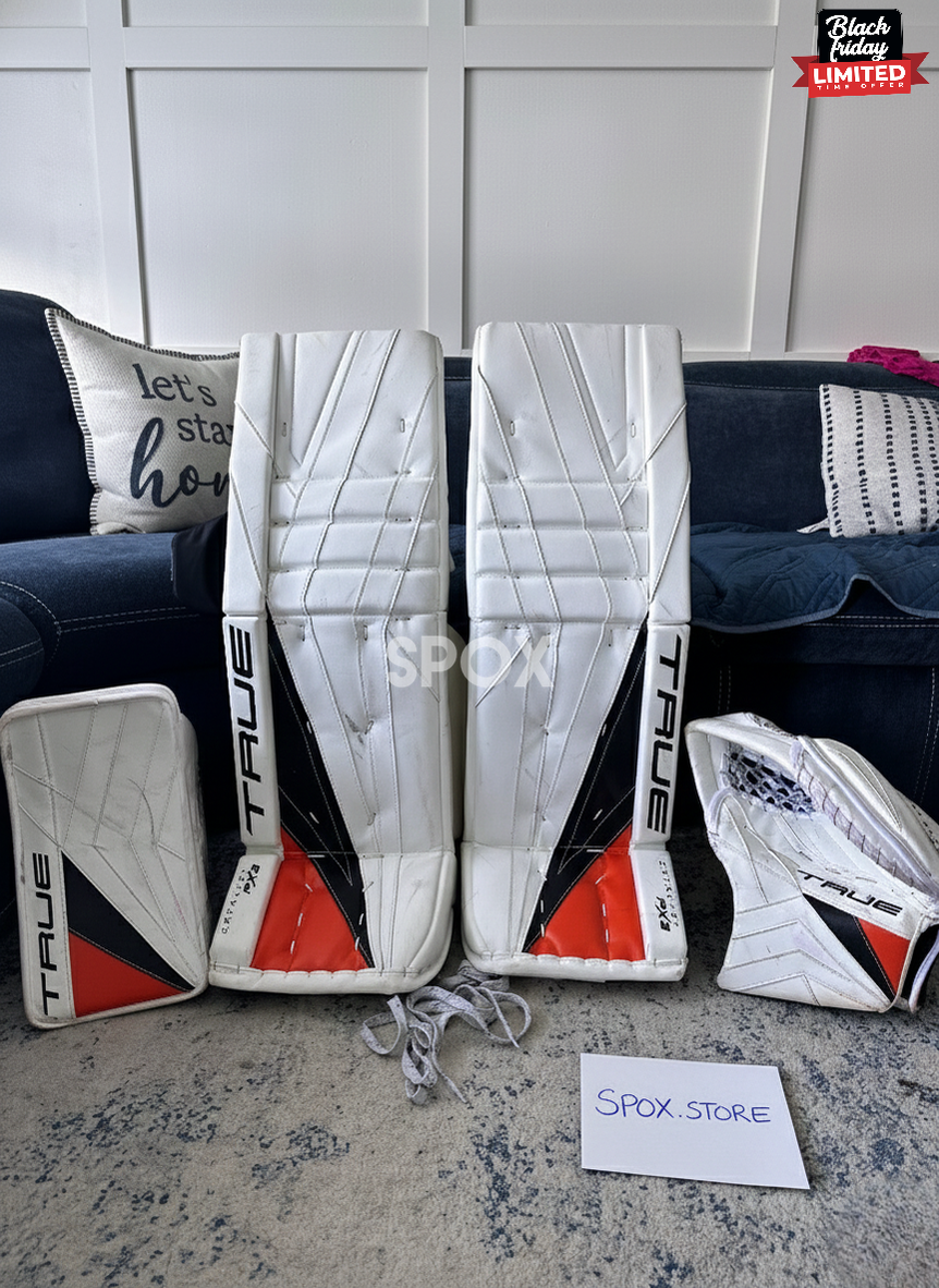 True Catalyst PX3 Pro Stock Full Goalie Set – Senior, 35" White