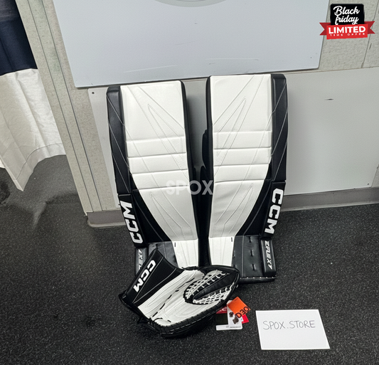 34+1 CCM Eflex 7 Regular Goalie Pads & Glove (New)