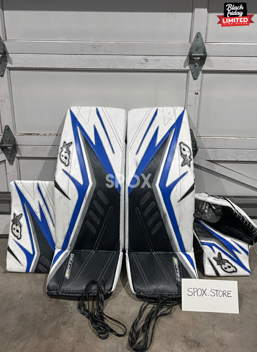 Used 33+1 Brian’s Optik 3 Goalie Set – Senior | Blue