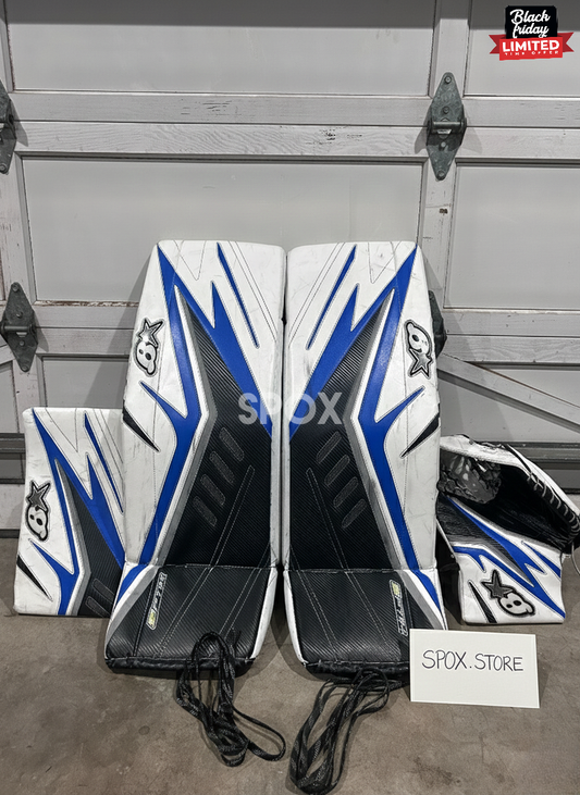 Used 33+1 Brian’s Optik 3 Goalie Set – Senior | Blue