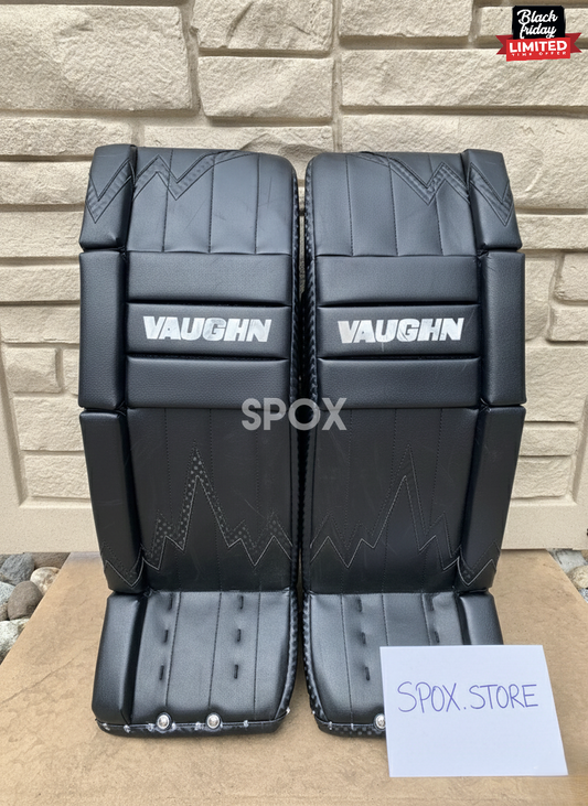 Vaughn Velocity 32+2 Senior Pro Black Goal Pads – 2024 Special Edition