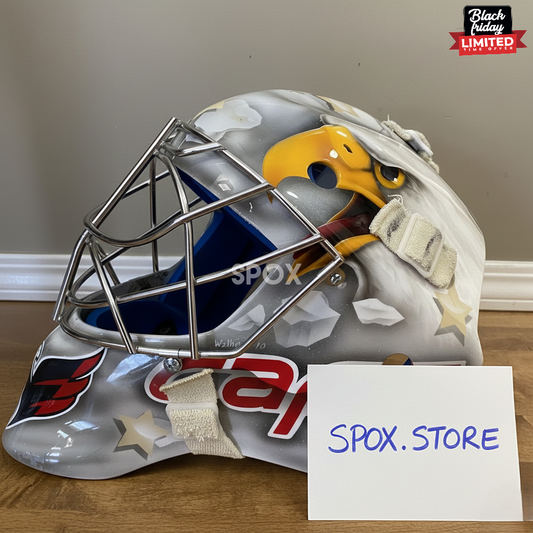 Senior Custom Painted Eddy Goalie Mask