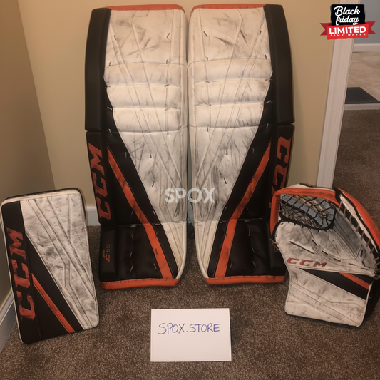 CCM Extreme Flex 3.9 Goalie Full Set – Senior 35" | Regular Hand | Orange | Excellent Performance Gear