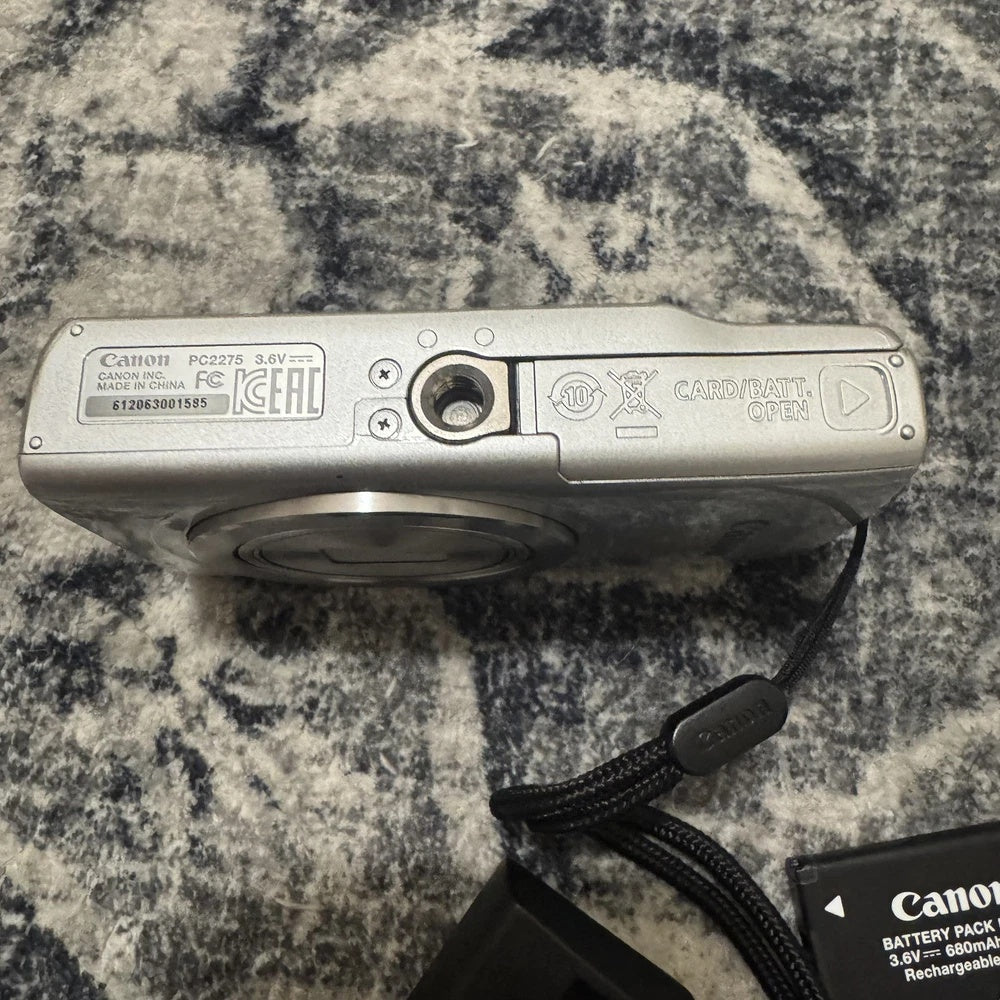 MINT Canon PowerShot ELPH 180 Silver Bundle 💿 Y2K Digicam