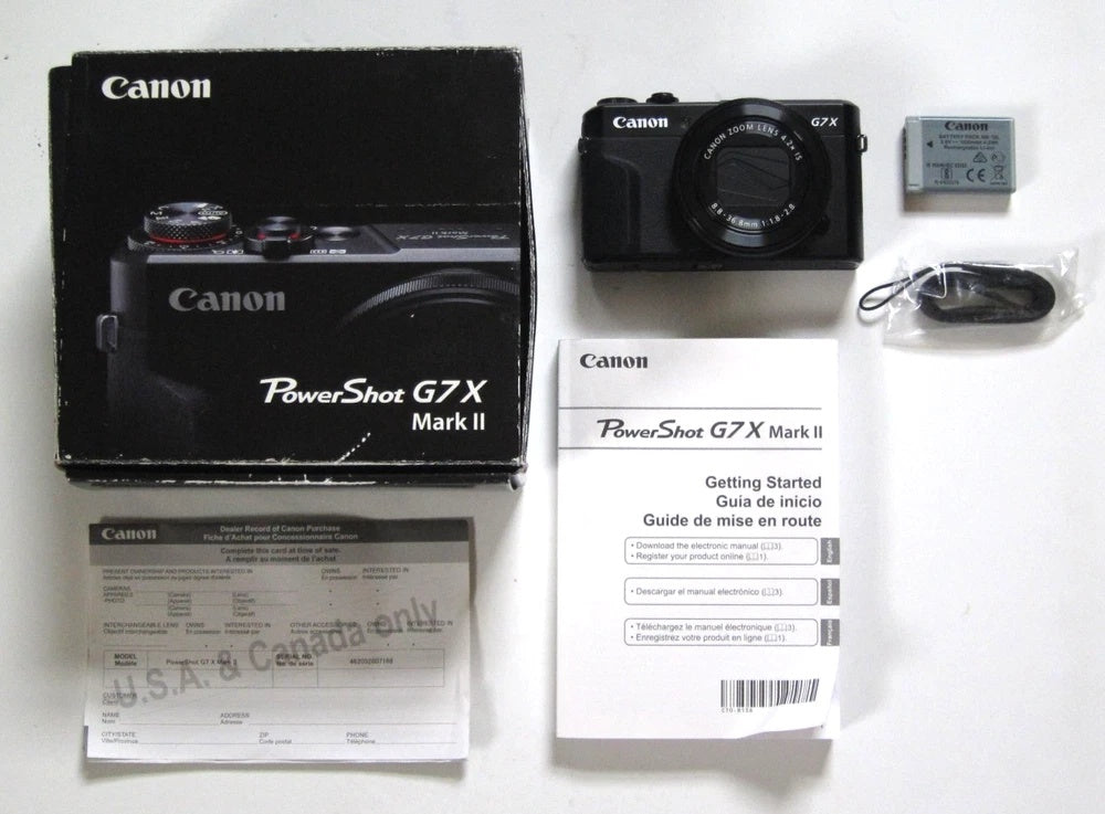💎 AUTHENTIC Canon G7X Mark II // Boxed + Receipt 🎥 The Glow-Up Cam