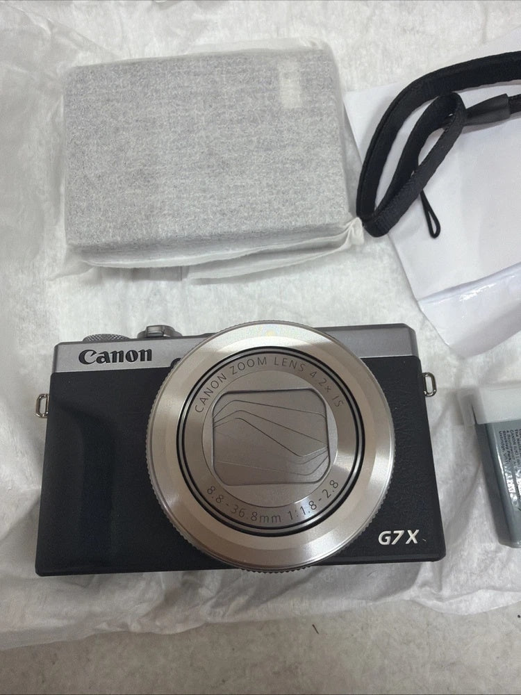 🎬 CREATOR HOLY GRAIL // Silver Canon G7X Mark III [OPEN BOX Full Set] 💎