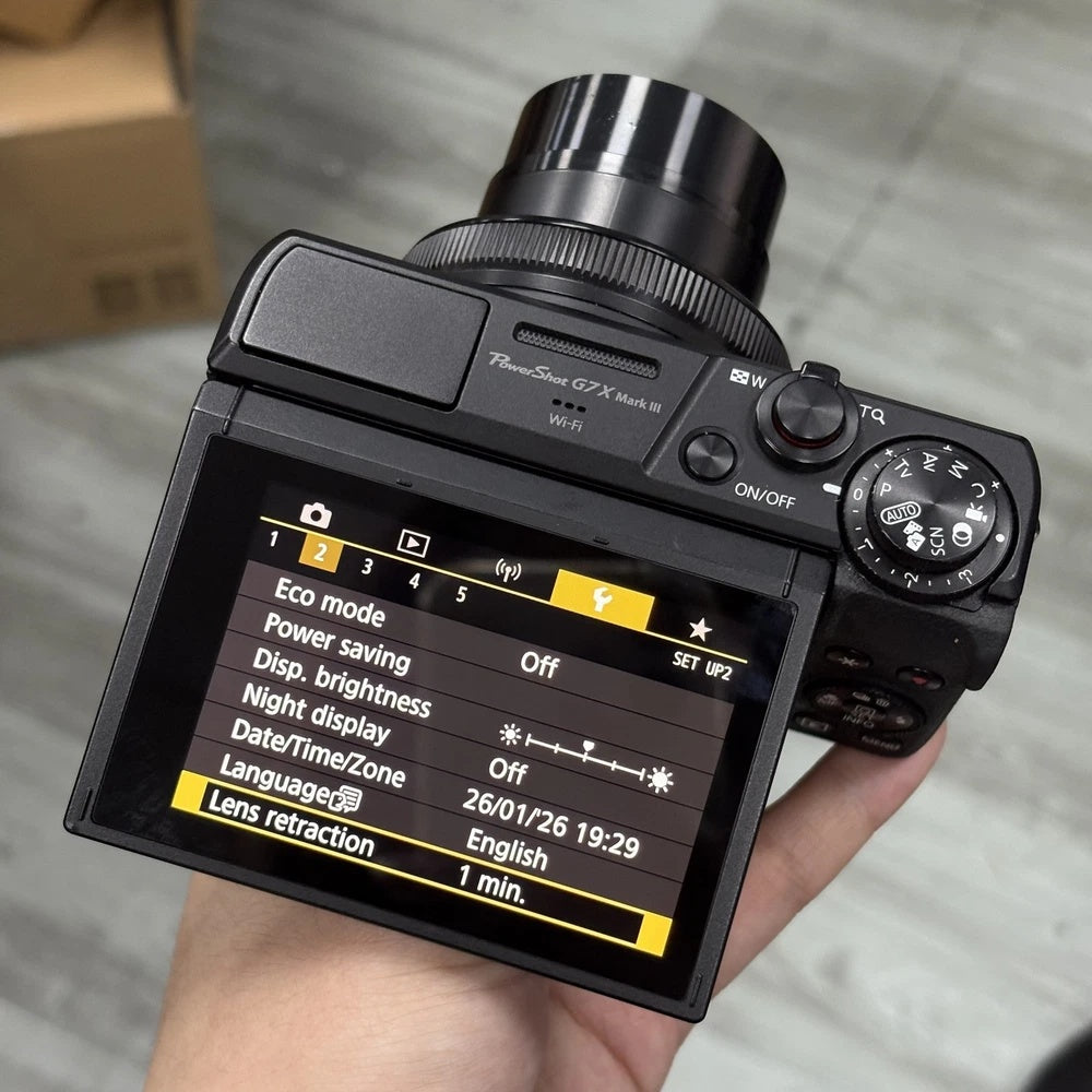 🎬 4K CREATOR KING // Canon PowerShot G7X Mark III (Boxed + Receipt)