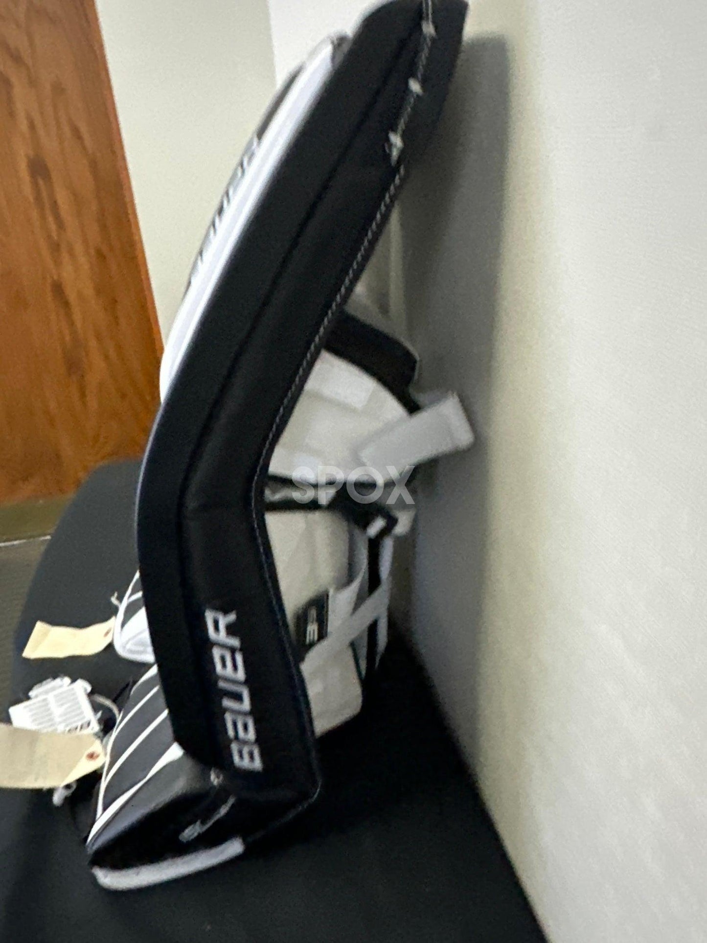 New Bauer Supreme 3S Goalie Leg Pads Intermediate Large White/Black