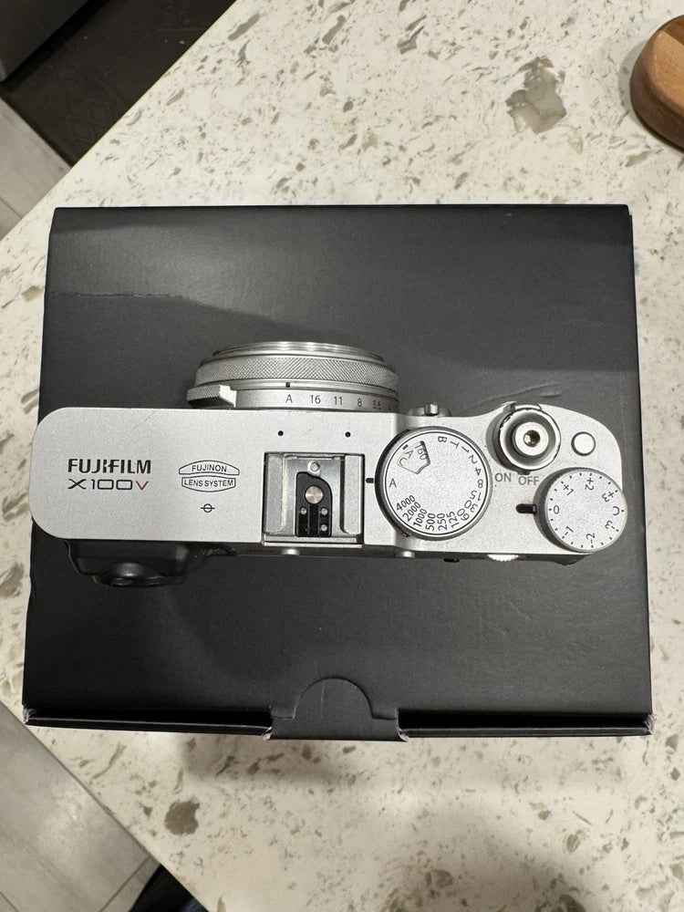 🎞️ Fujifilm X100V Silver // [FULL BOXED SET] ✨ Film Aesthetic Vibe