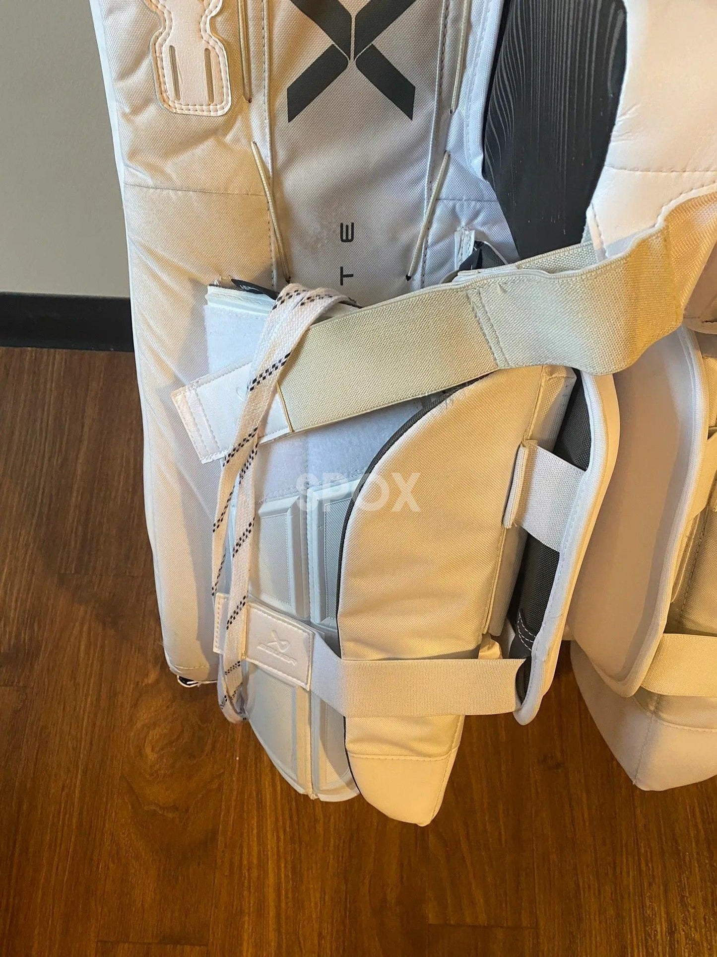 Large Bauer Hyperlite 2 Pro Stock Goalie Leg Pads – New