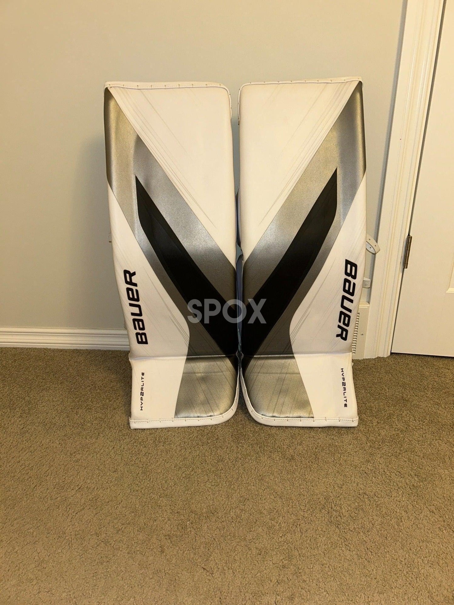 Bauer Hyperlite 2 Pro Stock Senior Goalie Leg Pads – 34" (NEW)