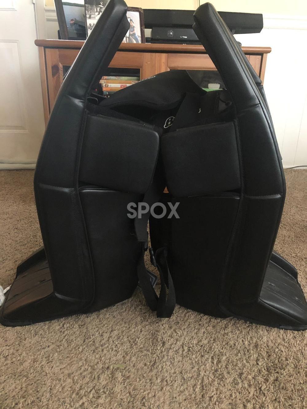Brian’s NetZero Senior Goalie Leg Pads – 34" Black (NEW)
