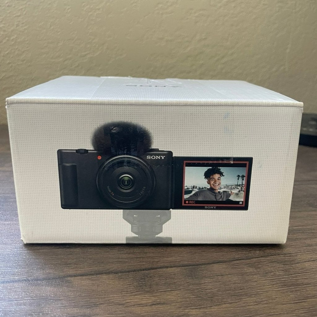 Used 🍇₊˚💜 Sony ZV-1F Digital Camera (White) - Like New 🍥🎀📷