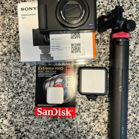 Used 🍇 ₊˚💜 Sony ZV-1 Digital Camera (Black)