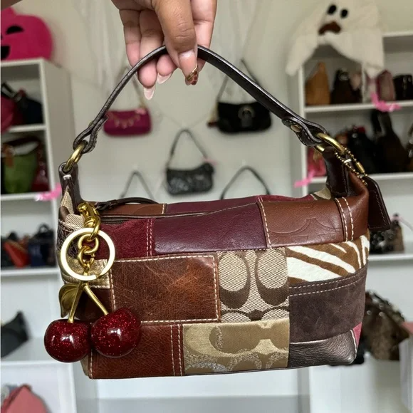 Y2K Coach Mini Patchwork Bag🌲🍀