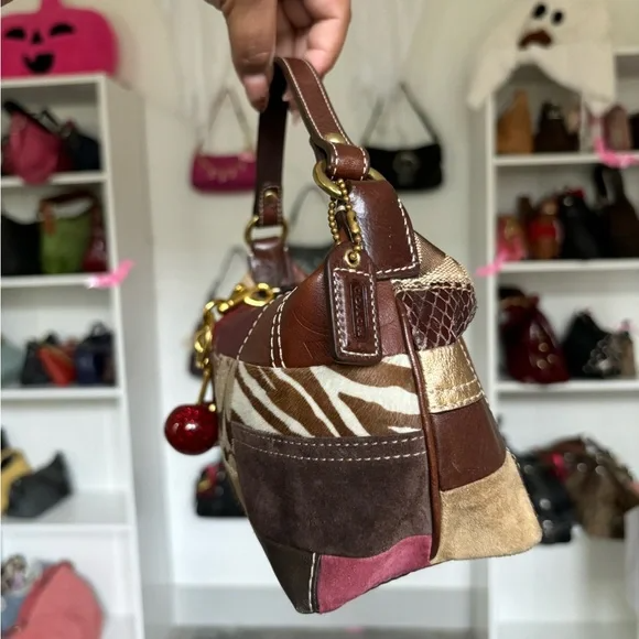 Y2K Coach Mini Patchwork Bag🌲🍀