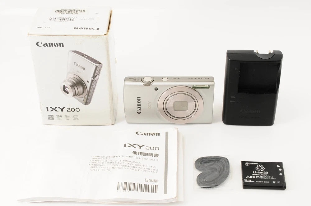 💿 Y2K ESSENTIAL Canon IXY 200 // Silver ELPH 185 [Near MINT Boxed Set] 💿