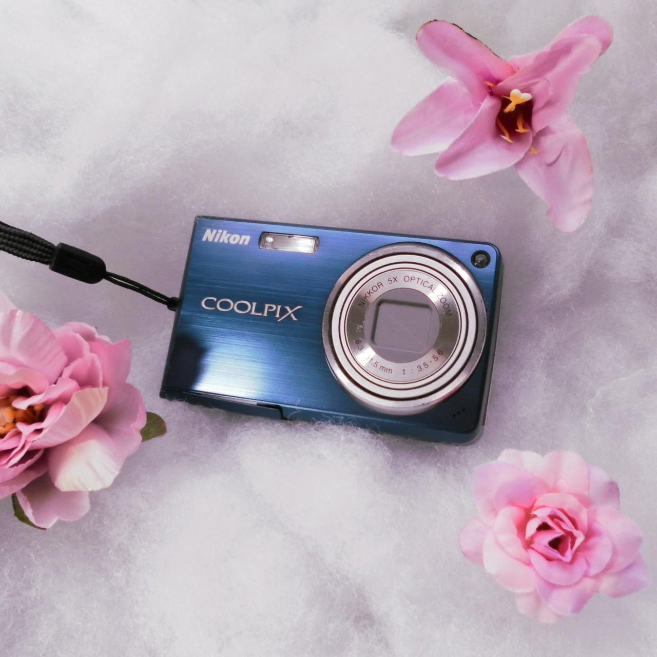 Used Blue Nikon Coolpix  S550 Digital Camera