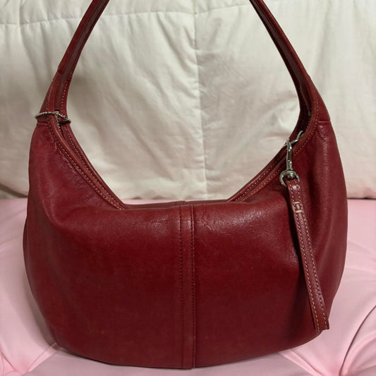 Vintage Coach Red Ergo Hobo💙🌀