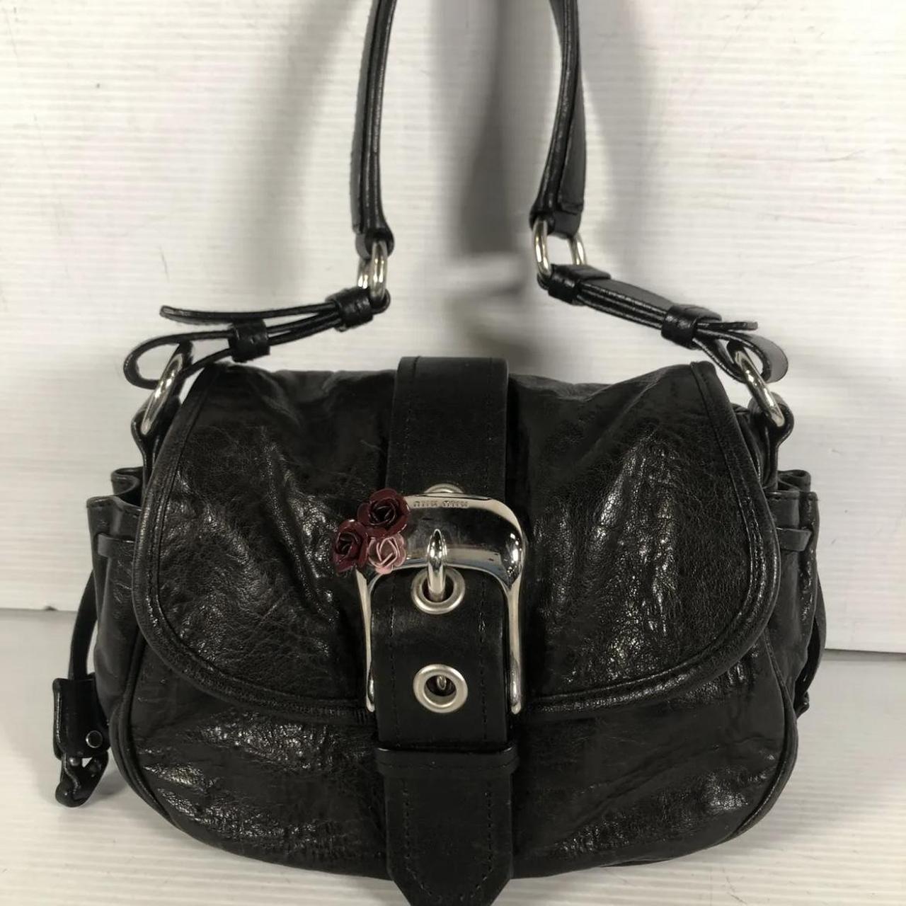 🍇💜Preowned vintage miu miu leather bag vintage shoulder bag 🍇💜