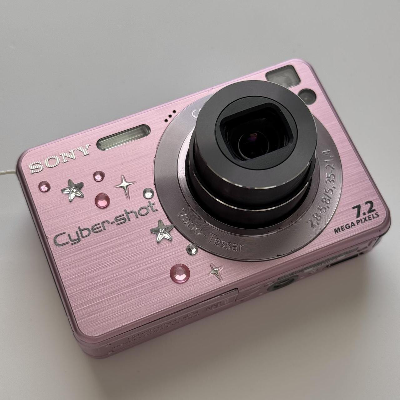 Used Sony Cybershot W120 Digital Camera 🍥🎀 Pastel Pink Digicam