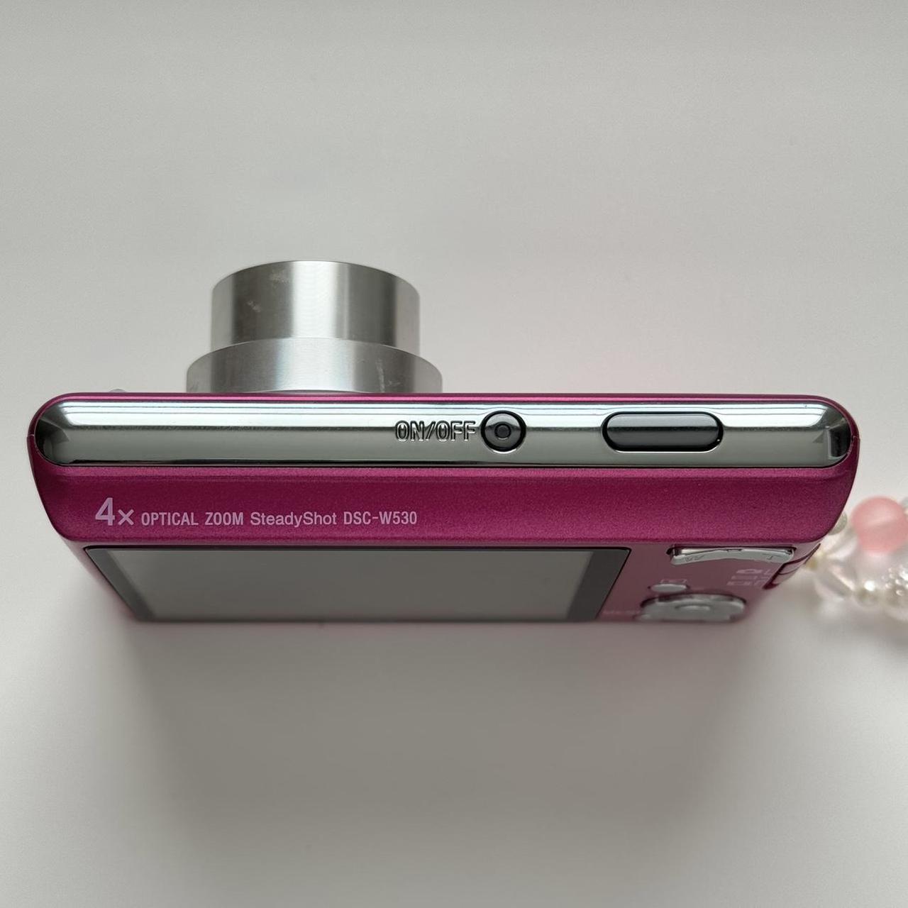 Used Sony CyberShot W530 🎀 ⊹˚💕 Hot Pink Digital Camera Bundle