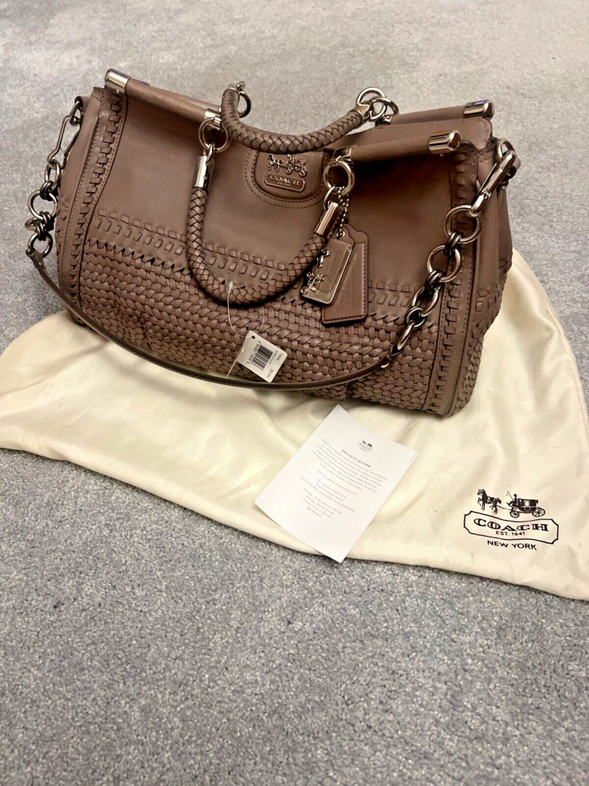 Coach Handbag Madison Caroline Satchel🍎🔥