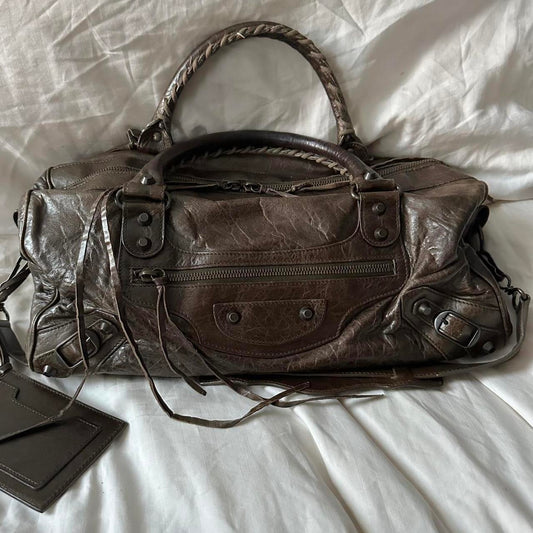 🍇💜Preowned BROWN BALENCIAGA CITY BAG🍇💜